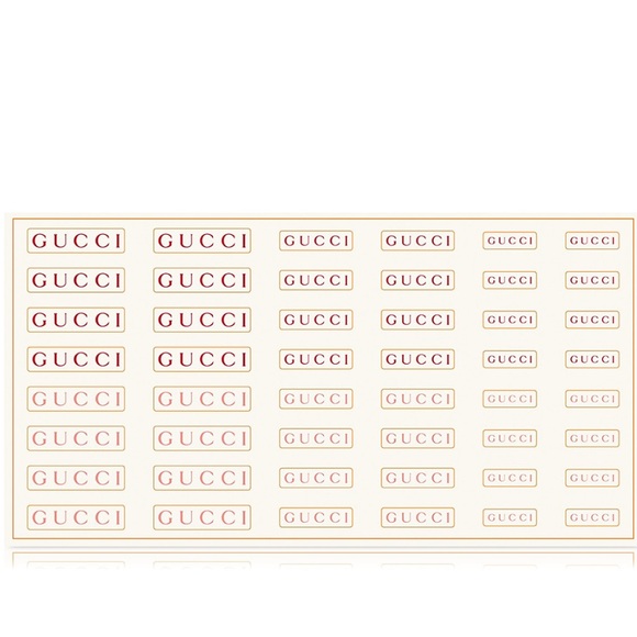 Gucci Nail Stickers Gift Bag & Ribbon Set - Picture 7 of 8